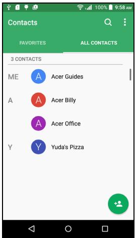 ACER LiQUiD Z630S BRG - Gérer vos contacts - 1