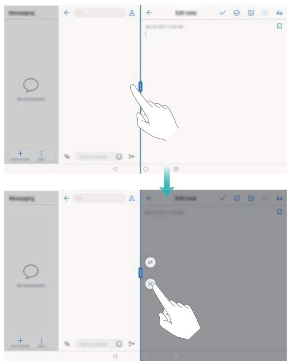 HUAWEI T3 10 16GBWIFI - Quitter le mode écran partagé - 1