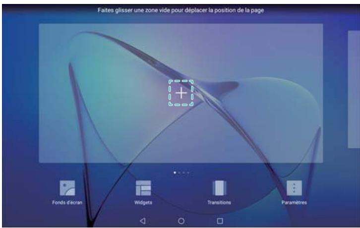 HUAWEI T3 10 16GBWIFI - Ajouter des écrans d'accueil - 1