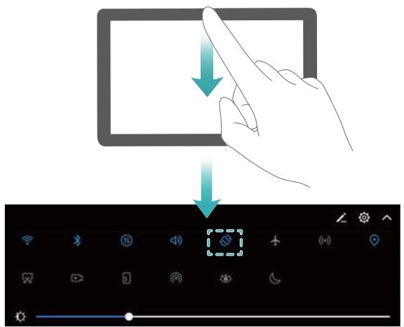 HUAWEI T3 10 16GBWIFI - Changer l'orientation de l'écran - 1
