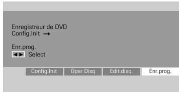 DAEWOO DFX4502S - Présentation du Menu de Configuration - 4