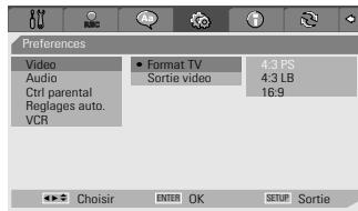 DAEWOO DFX4502S - Format de l'Image du téléviseur - 1