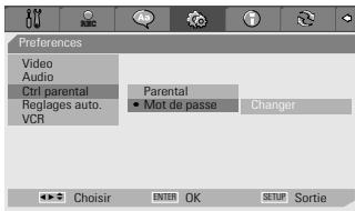 DAEWOO DFX4502S - Changement de Mot de Passe - 1