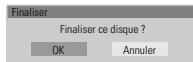 DAEWOO DFX4502S - Finalisation d'un disque (DVD±R, DVD-RW) - 2