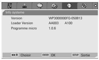 DAEWOO DFX4502S - Informations Systeme - 1