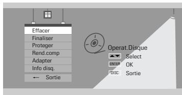 DAEWOO DFX4502S - Effacement d'un disque (DVD±RW) - 1