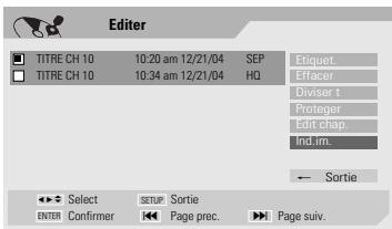 DAEWOO DFX4502S - Modification de l'image de l'index - 4