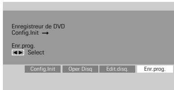DAEWOO DFX4502S - Programmation d'un enregistrement à partir de l'écran de programmation manuelle - 1