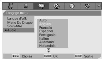 DAEWOO DFX4502S - Langue des Menu / des Sous-titre / des Dialogues - 3