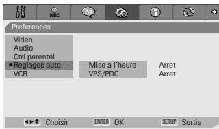DAEWOO DFX4502S - Réglages "Périences" divers - 1