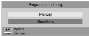 DAEWOO DFX4502S - Programmation d'un enregistrement à l'aide du système ShowView - 2