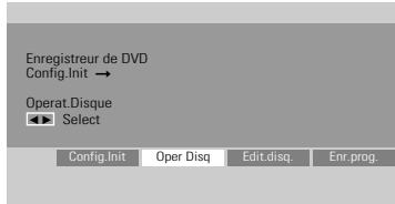 DAEWOO DFX4502S - Présentation du Menu de Configuration - 3