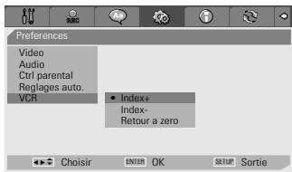 DAEWOO DFX4502S - PREFERENCES / Magnétoscope - 2