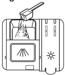 THOMSON TDW600WH - Remplissage du distributeur de détergent - 2