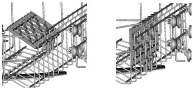 THOMSON TDW600WH - Chargement des paniers supérieur et inférieur - 2