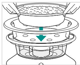 SEB VC4002VITAMIN - Placez les grilles amovibles - 8
