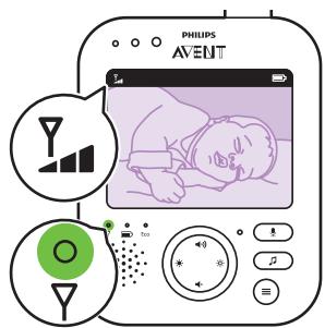PHILIPS CD630/1 - Liaison de l'unité-parents à l'unité-bébé - 6