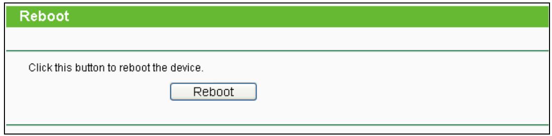 TP-LINK TL-WR841N - Reboot - 1