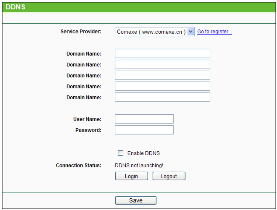 TP-LINK TL-WR841N - Comexe.cn DDNS - 1