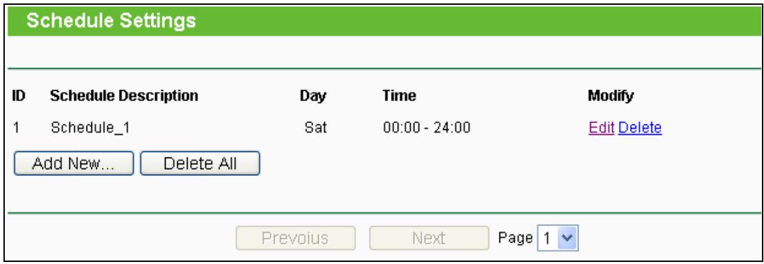 TP-LINK TL-WR841N - Schedule - 1