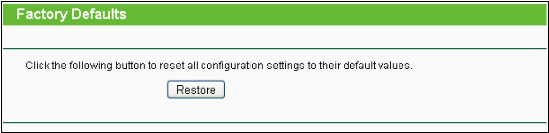 TP-LINK TL-WR841N - Factory Defaults - 1