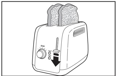 HITACHI 5KMT2115E0B - Utilisation du grille-pain - 3