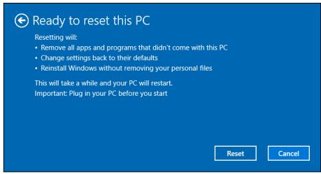 ACER Aspire V 17 Nitro - Réinitialiser ce PC et conserver mes fichiers - 3