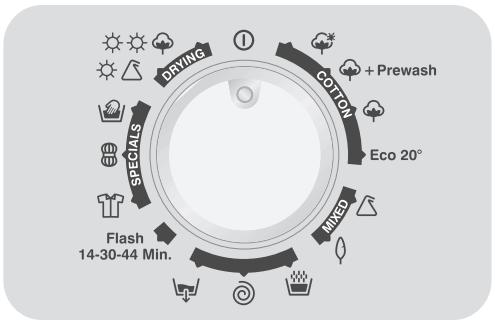 DAHLAVE LINGESECHANTINTGBWW8514I - 7) Indicateurs selection essorage - 1