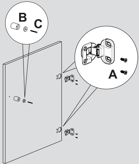DAHLAVE LINGESECHANTINTGBWW8514I - Instructions de montage de la porte du meuble - 2