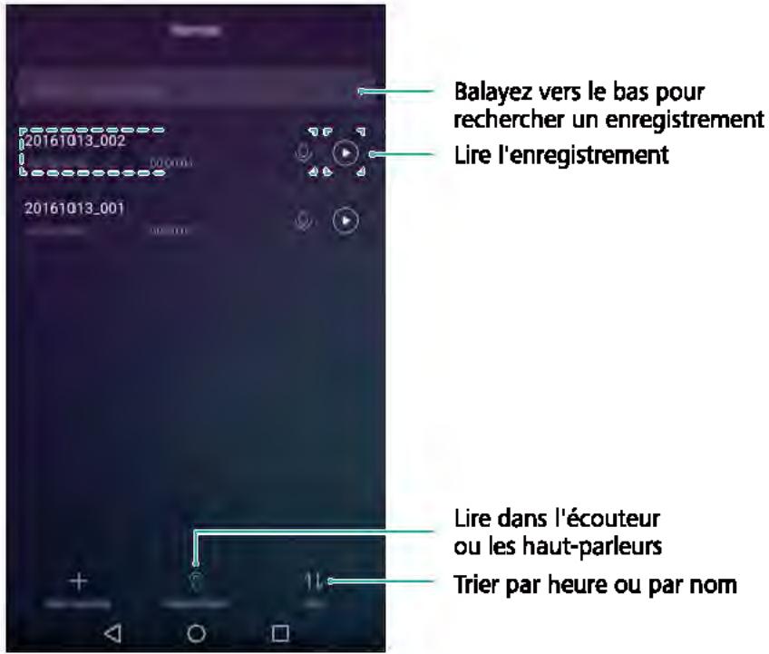 HUAWEI 6 2017 GRiScopic - Lire un enregistrement - 1