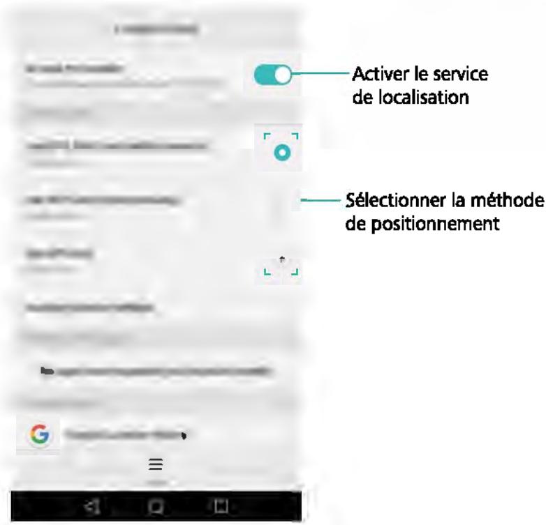 HUAWEI 6 2017 GRiScopic - Activier le service de localisation - 1
