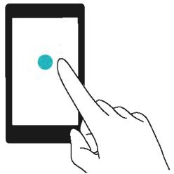 HUAWEI 6 2017 GRiScopic - Mouvements sur l'écran tactile - 1