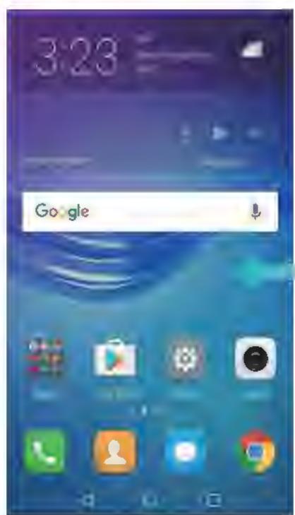 HUAWEI 6 2017 GRiScopic - Passage d'un écran d'accueil à l'autre - 1