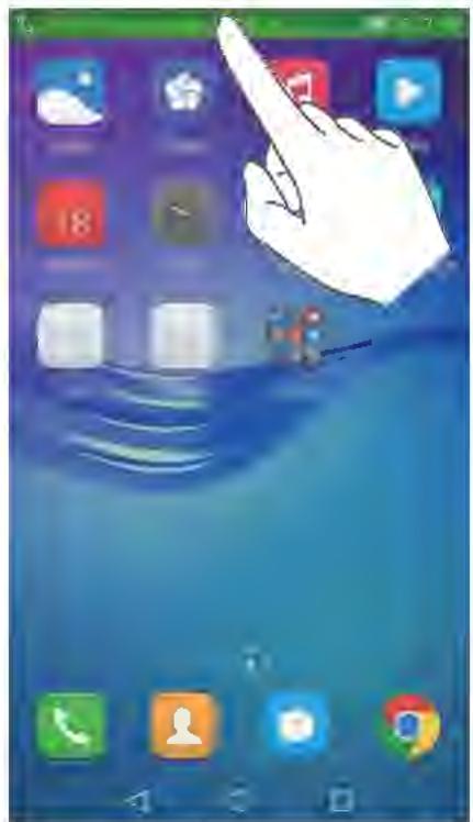 HUAWEI 6 2017 GRiScopic - Fonctions disponiblespendant un appel - 2