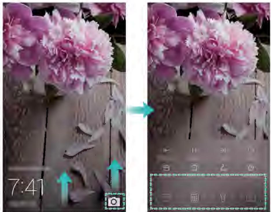 HUAWEI 6 2017 GRiScopic - Ouvrir des applications depuis l'écran de verrouillage - 1