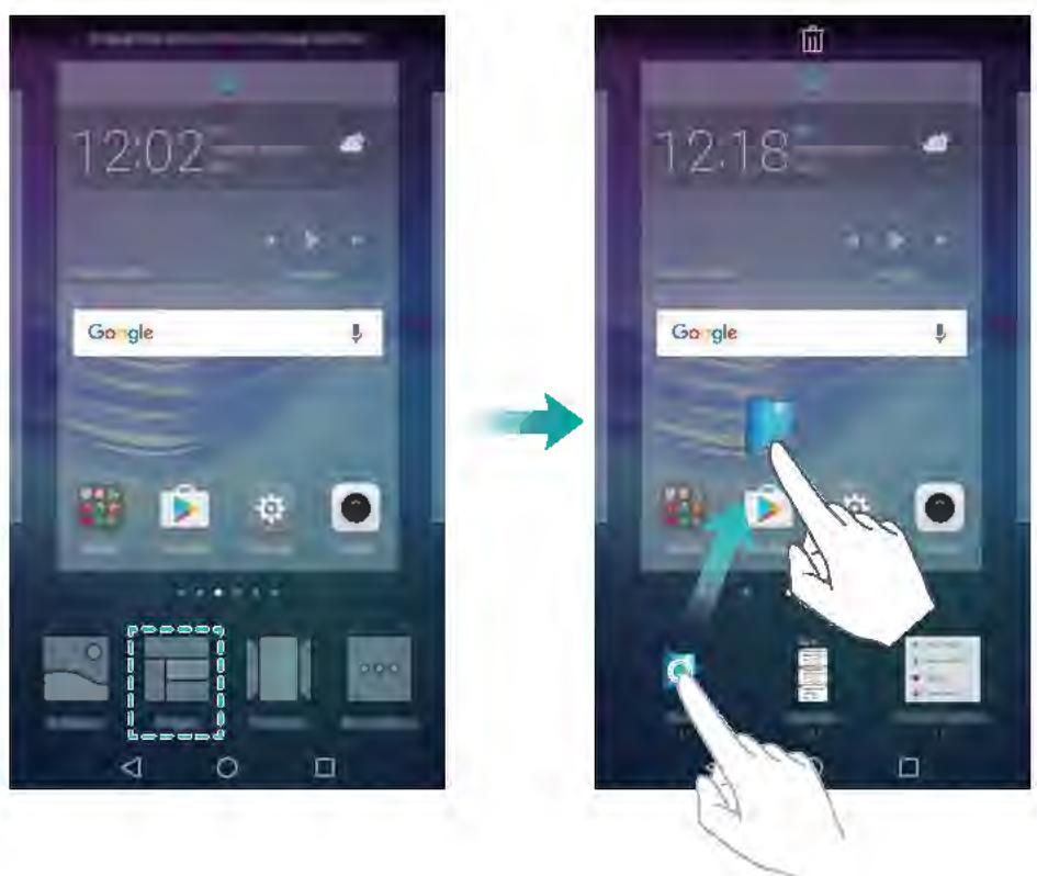 HUAWEI 6 2017 GRiScopic - Ajout de widgets à l'écran d'accueil - 1