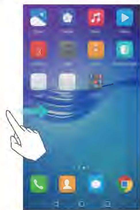 HUAWEI 6 2017 GRiScopic - Passage d'un écran d'accueil à l'autre - 2