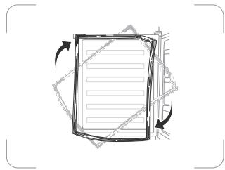 PROLINE UFZ163NFWH - INVERSION DE LA PORTE - 9