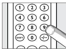 PHILIPS RU545 - Sélection de l'appareil (selecteur de mode) - 3