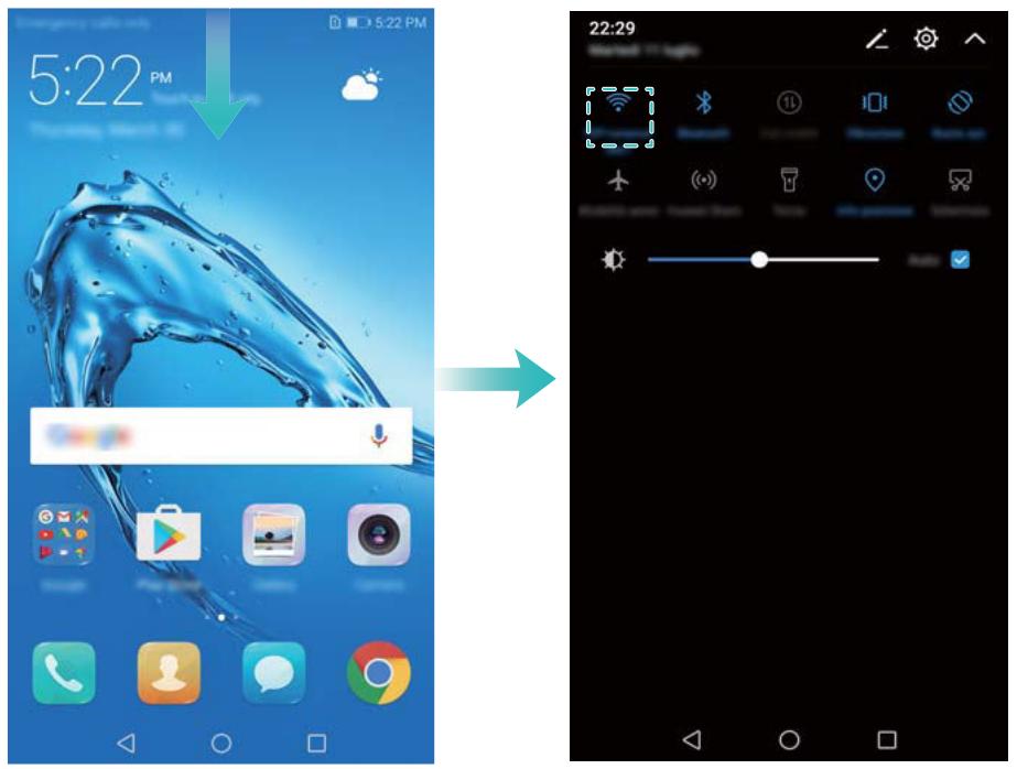 HUAWEI 6 PRO 2017 ARGENT - Se connecter à un réseau Wi-Fi - 1