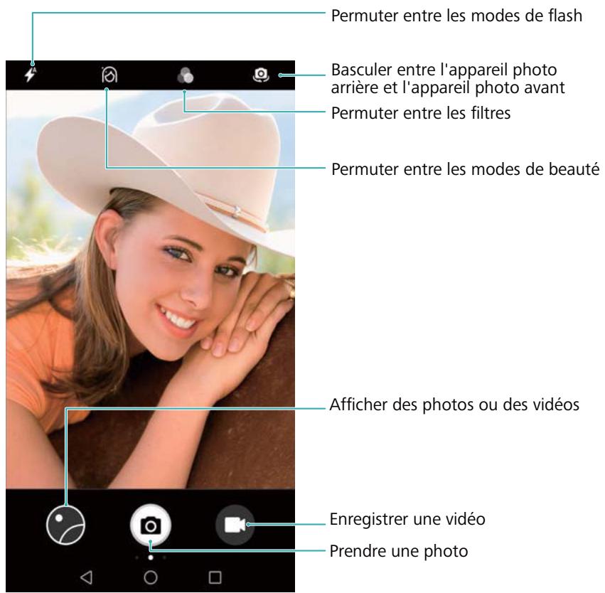 HUAWEI 6 PRO 2017 ARGENT - Options de l'appareil photo - 1