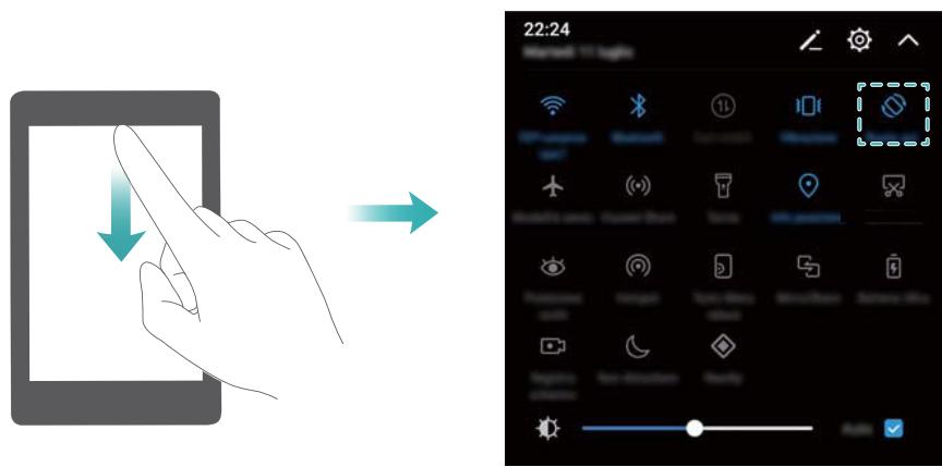 HUAWEI 6 PRO 2017 ARGENT - Changer l'orientation de l'écran - 1