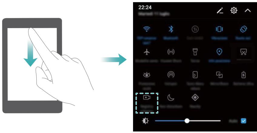 HUAWEI 6 PRO 2017 ARGENT - Utiliser l'interrupteur de raccourci d'enregistrement d'écran - 1