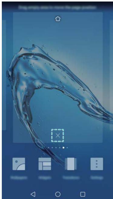 HUAWEI 6 PRO 2017 ARGENT - Supprimer des écrans d'accueil - 1