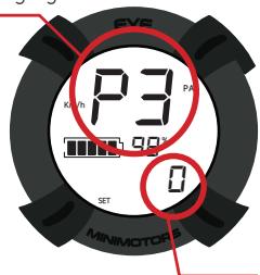DUALTRON Thunder - 3) Fonctions détaillées du display - 1