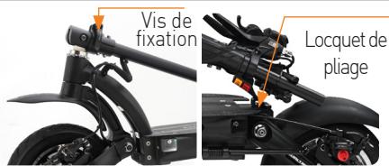 DUALTRON Thunder - Plier le guidon et le tube de direction - 1