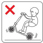 DUALTRON Thunder - Attention, la main peut être coincée dans le système de piage ou dans - 1