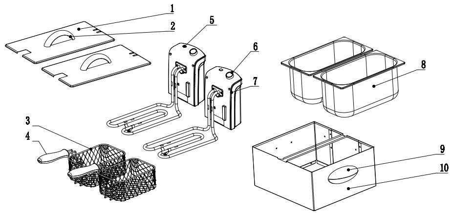 PROLINE FD3600 - L'HUILE CHAUBE. NE LAISSEZ PAS LE CABLE   D'ALIMENTATION PENDRE DU BORD D'UN PLAN DE   TRAVAIL Où IL POURRAIT ÉTRE TIRÉ PAR DES ENFANTS OU   PROVOQUER UNE CHUTE. - 1