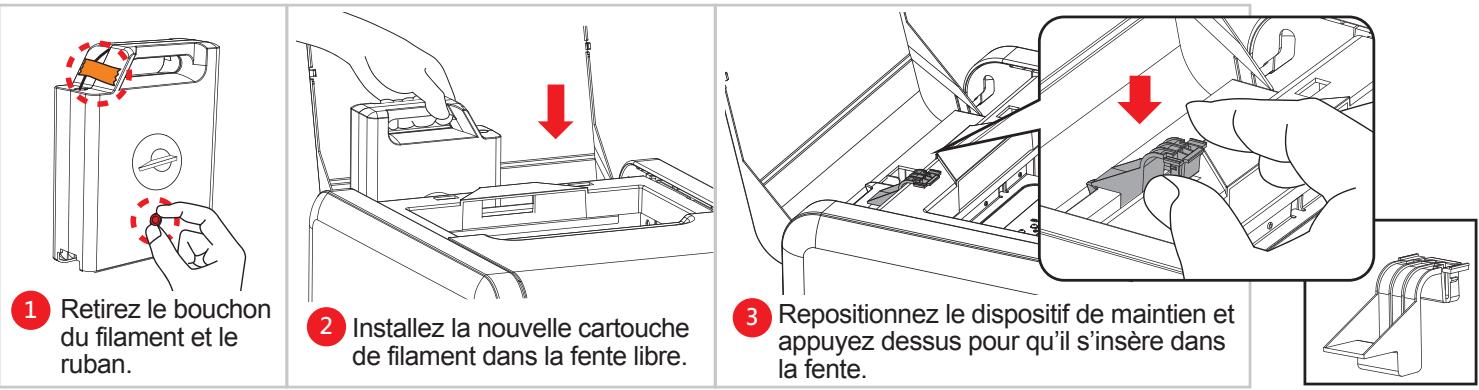 XYZ PRINTING DA VINCI 1.0c - Chapitre 5 Charger le filament - 1