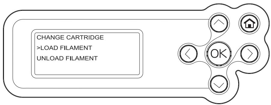 XYZ PRINTING DA VINCI 1.0c - 6-1.1 LOAD FILAMENT (CHARGER FILAMNT) - 1
